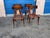 t.h. Robsjohn Gibbings Style Walnut Klismos Chairs…set of 4 For Sale - Image 4 of 16