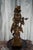 Large Vintage Bronze Krishna Playing Flute Sculpture | Intricately Detailed Indian Hindu Art Statue For Sale In San Antonio - Image 6 of 7