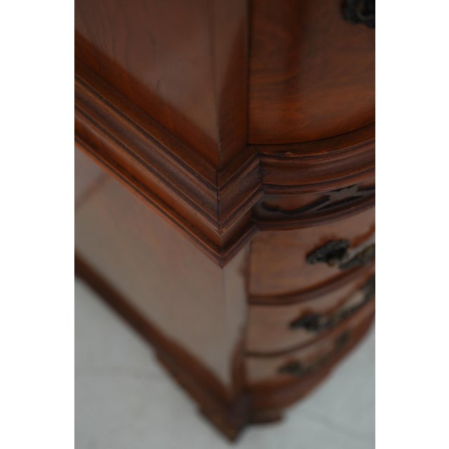 Wood Vintage Walnut Georgian Style High Chest For Sale - Image 7 of 16