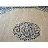 1890s Beige Medallion Handknotted Antique Chinese Peking Rug 9'4" X 11'4" Wool Carpet For Sale In New York - Image 6 of 6