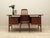 The desk was made in the 1970s by the renowned Danish manufacturer Omann Jun. Model No. 75. The structure and top are...
