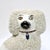 White Staffordshire Ware Pair of Confetti Poodle Mantle Dogs For Sale - Image 8 of 12