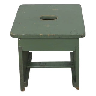 Stool in Fir, 1960 For Sale