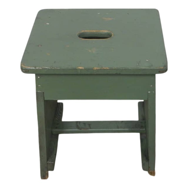Stool in Fir, 1960 For Sale