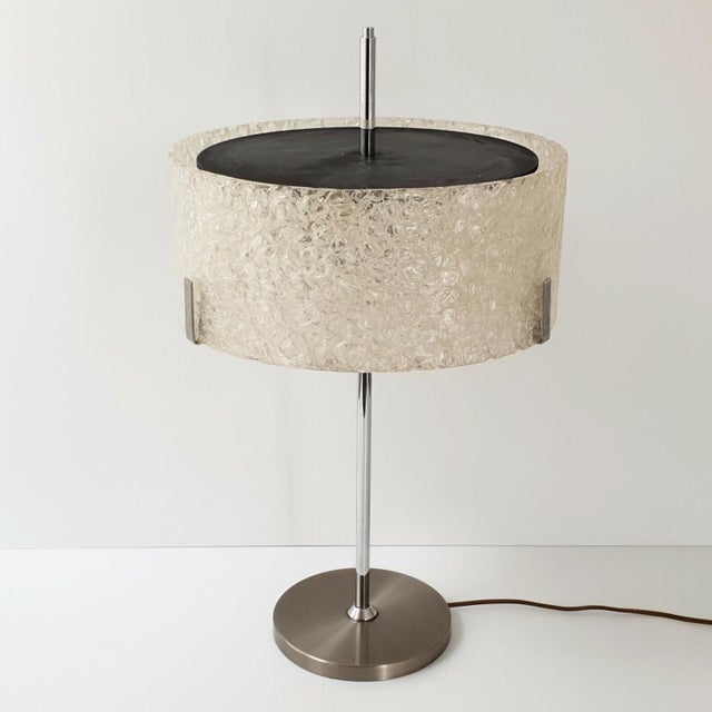 Vintage Resin and Acrylic Glass Table Lamp from Maison Arlus, 1950s For Sale - Image 11 of 11