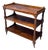 Three-Tiered Shelf in Mahogany For Sale