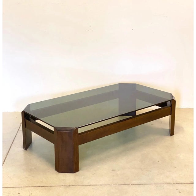 Black Coffee Table, 1970s For Sale - Image 8 of 10