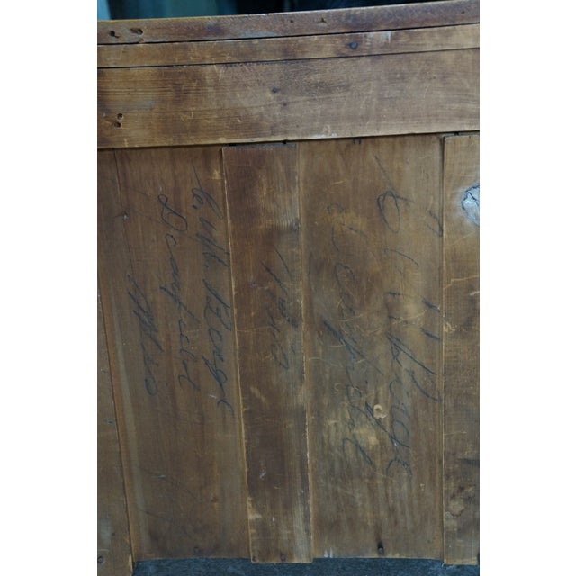 Wood Antique Victorian Era Carved Oak Washstand Cabinet Bedside Chest Console Table For Sale - Image 7 of 12