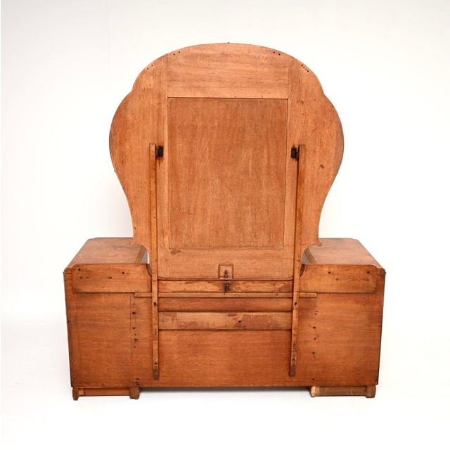 Art Deco Burr Walnut Dressing Table, 1930 For Sale - Image 9 of 10