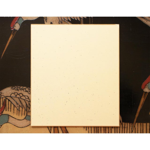 "Flycatcher", Heisei Era Japanese Silk Painting For Sale - Image 12 of 13