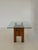 Brown Wooden Dining Table with Glass Top, 1970s For Sale - Image 8 of 16