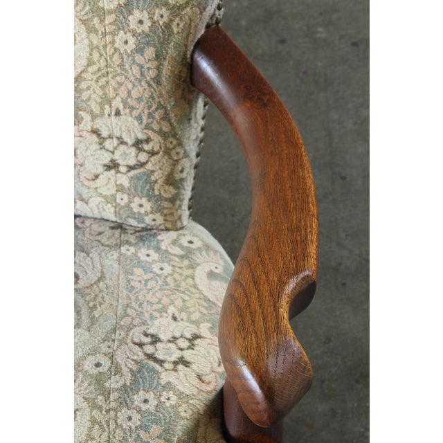 Vintage Art Deco Danish Sofa in Oak, Denmark, 1940s For Sale - Image 9 of 18