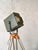 Green Industrial Electric Patt 45 Theater Spotlight on Tripod Floor Lamp from Strand, 1960s For Sale - Image 8 of 17