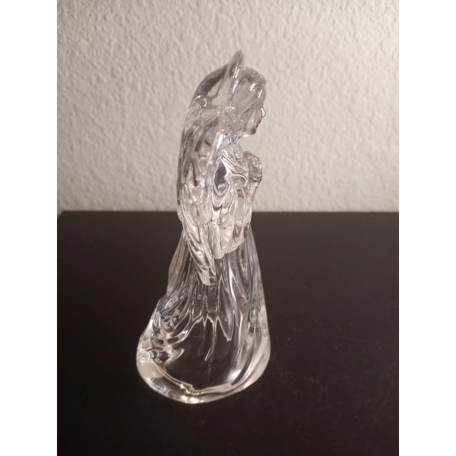 This is Princess House Germany Lead Crystal 5" Angel Figurine. Procured at an auction