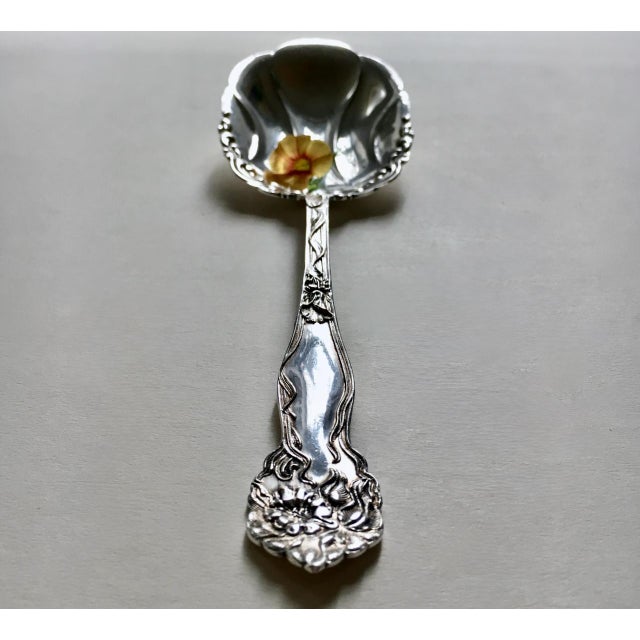 International Silver American Silver Sp Co. Silver Berry Spoon Circa 1900 For Sale - Image 4 of 17