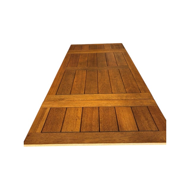 1920s Beautiful Unique Solid Mahogany Draw Leaf Table For Sale In Houston - Image 6 of 9