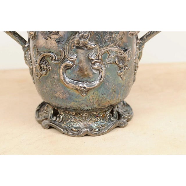 Early 19th Century English 19th Century George III Sheffield Silver on Copper Champagne Bucket For Sale - Image 5 of 13
