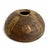Antique old wooden tobacco container from India. Adorned with brass / metal decorative details. Each is unique and sold...
