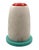 This Mid-century candlestick holder feature smooth, white alabaster holders paired with vibrant, colorful bases in...