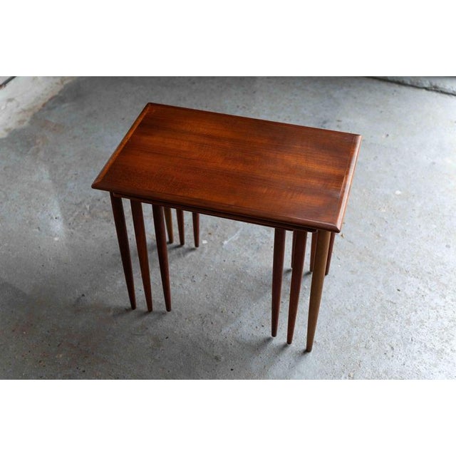 Danish Nesting Tables, Set of 3 For Sale - Image 10 of 18