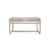 Brown Jordan Brown Jordan Walter Lamb Aluminum Ottoman, Dove frame with Pebble fabric For Sale - Image 4 of 12