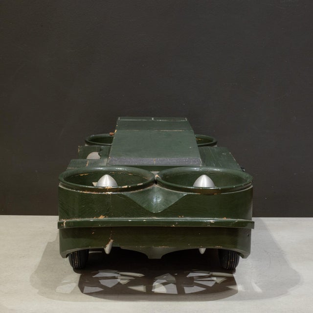 Wood Mid-Century British Military Concept Vehicle Model "Vickers-Armstrong" C.1950 For Sale - Image 7 of 11