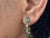Metal Natural emerald 0.81cts earring in 18k gold For Sale - Image 7 of 18