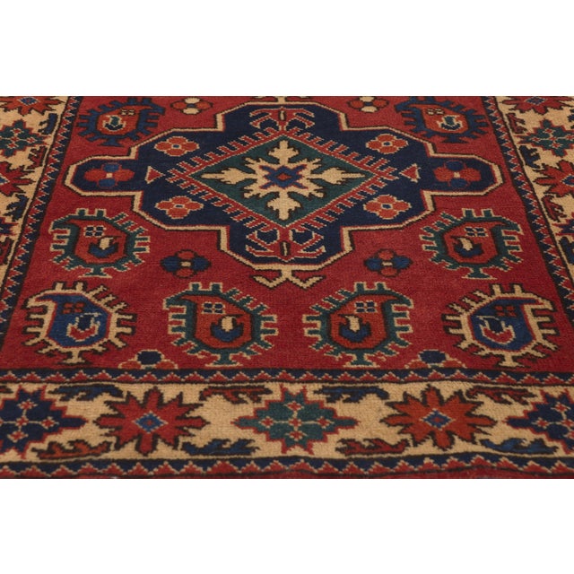 Late 20th Century Vintage Afghani Rug, 02'08 X 11'07 For Sale - Image 5 of 10