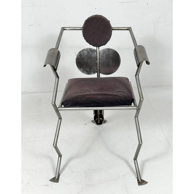 Memphis Vintage German Armchair, 1980s For Sale - Image 3 of 18