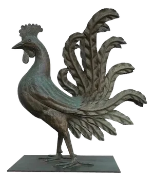 Iron and Tin Rooster Movie Prop from "The Cincinnati Kid"