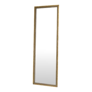 19th Century France Louis XVI Gold Wood Full-length & Floor Mirrors For Sale