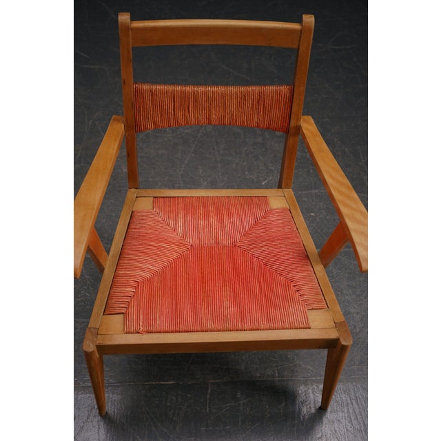 Wood Vintage Reconstruction Armchair, 1950s For Sale - Image 7 of 17