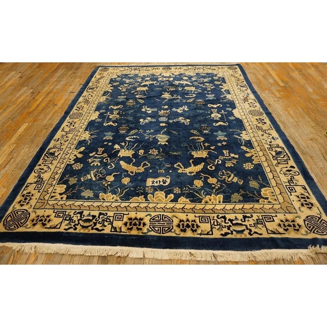 Early 20th Century Chinese Peking Carpet ( 8'2'' x 10'4'' - 250 x 315 ) For Sale - Image 10 of 11
