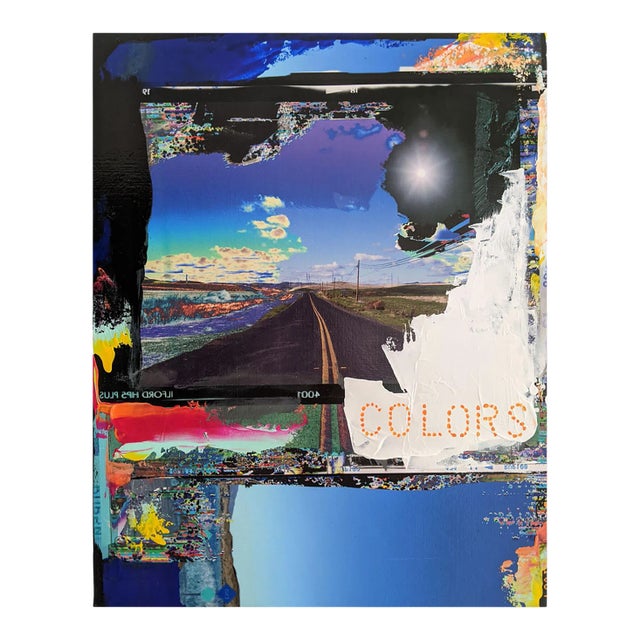 Contemporary Abstract Photography and Painting "Colors" by Jason Engelund For Sale