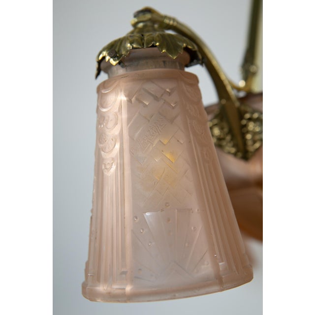 Art Deco Lamp by Muller Freres Luneville, France, 1930 For Sale - Image 6 of 12