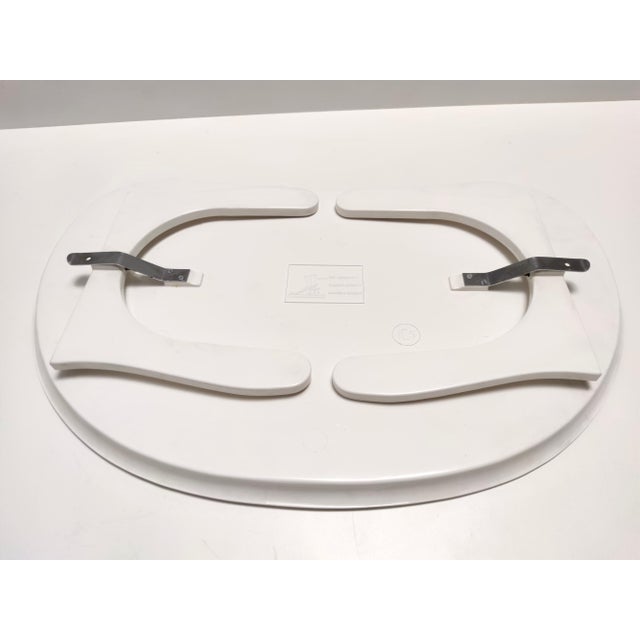 Modernist Floral Bean-Shaped Plastic Bed Tray, Italy, 1970s For Sale - Image 12 of 15