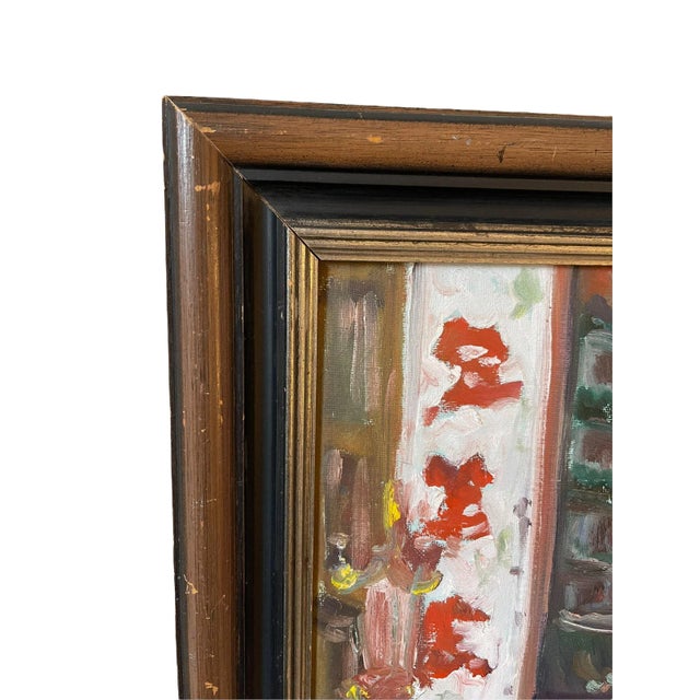 Late 20th Century "SF Chinatown" Original Oil Painting on Canvas Ed Martinez, Framed For Sale - Image 4 of 6