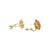 Mid-Century Modern Mid-Century 18 Karat Yellow Gold Kurt Wayne Diamond Spray Earrings, Pair For Sale - Image 3 of 5