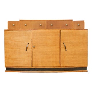 1930s Art Deco English Buffet Credenza For Sale