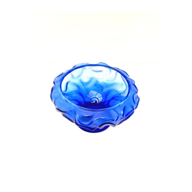 Crystal Trinket Tray from Cristallerie De Haute Bretagne, France, 1980 For Sale - Image 3 of 5