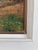 This original vintage oil painting, from around the 1960s, shows a peaceful woodland scene with a pond, tall trees and a...