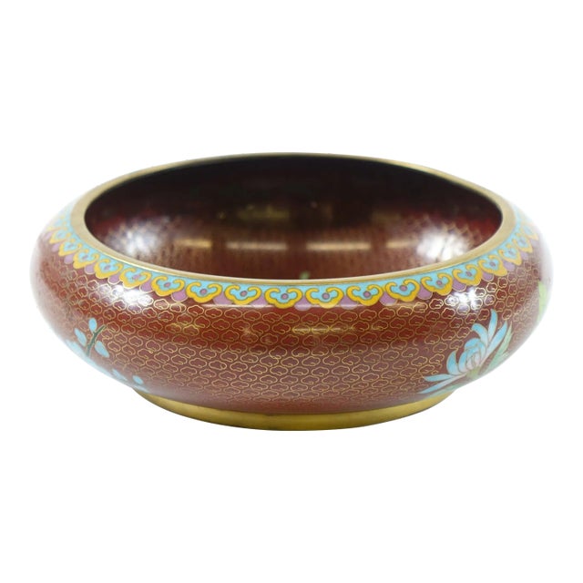 Mid 20th Century Far East Cloisonne Bowl For Sale