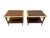 Lane Furniture Mid-Century Modern Lane Acclaim Walnut Side Tables - Set of 2 - Refinished! For Sale - Image 4 of 7
