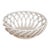 Vintage Stoneware Ceramic Pottery Lattice Fruit Bowl For Sale