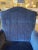 Traditional Century Furniture Trevor Armchair in Blue Velvet For Sale - Image 3 of 10