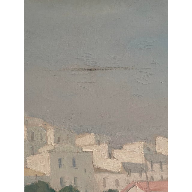 Vintage 1964 Vicente Ferrer Guasch Ibiza Port Oil Painting – Vincent Price Sears Collection Provenance For Sale - Image 16 of 16