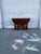 We have an absolutely stunning vintage mahogany gateleg dining table for sale. It features a classic Colonial Revival...