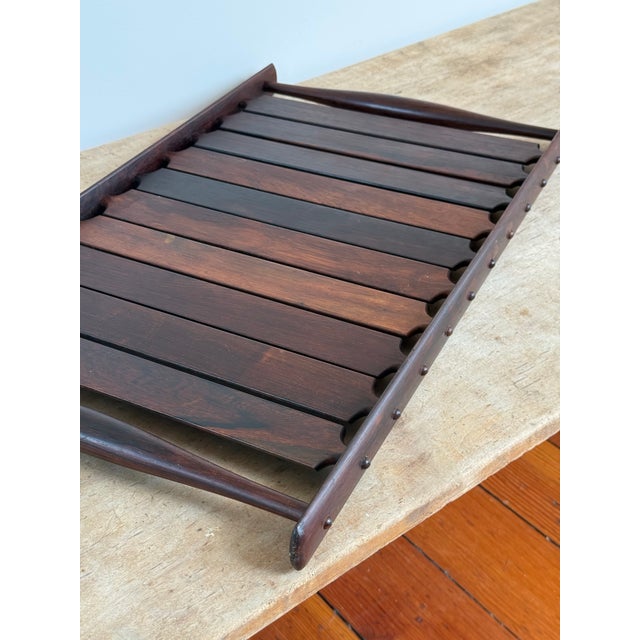 1960s Jens Quistgaard Rosewood Serving Tray For Sale - Image 5 of 12