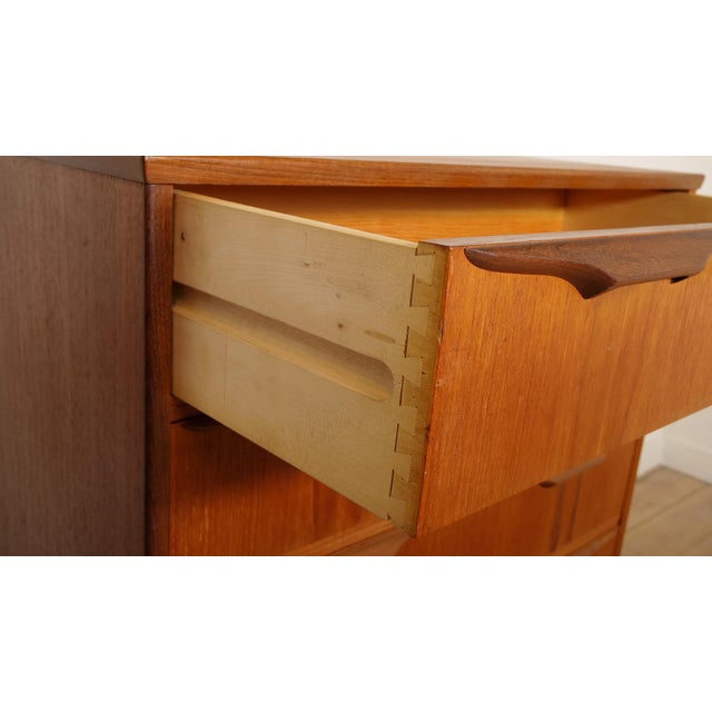 Vintage Danish Chest of Drawers in Teak attributed to Klaus Okholm For Sale - Image 11 of 12