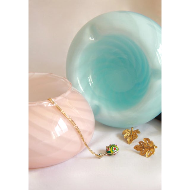 Italian Swirl Murano Glass Mello Ashtray / Vide Poche, 1970s For Sale - Image 6 of 8